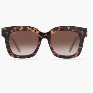 DIFF Eyewear Tortoise Shell Sunglasses